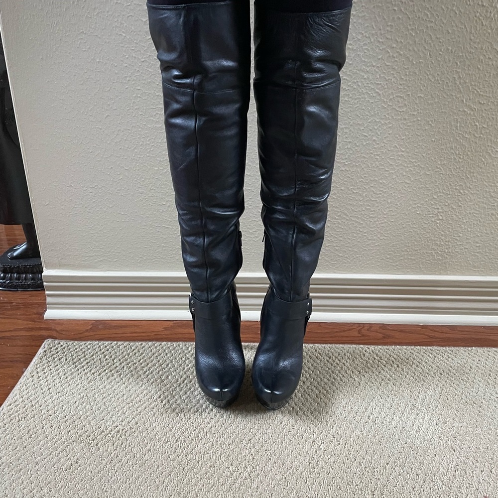 Jessica Simpson Black Over the Knee Boots - Picture 6 of 8